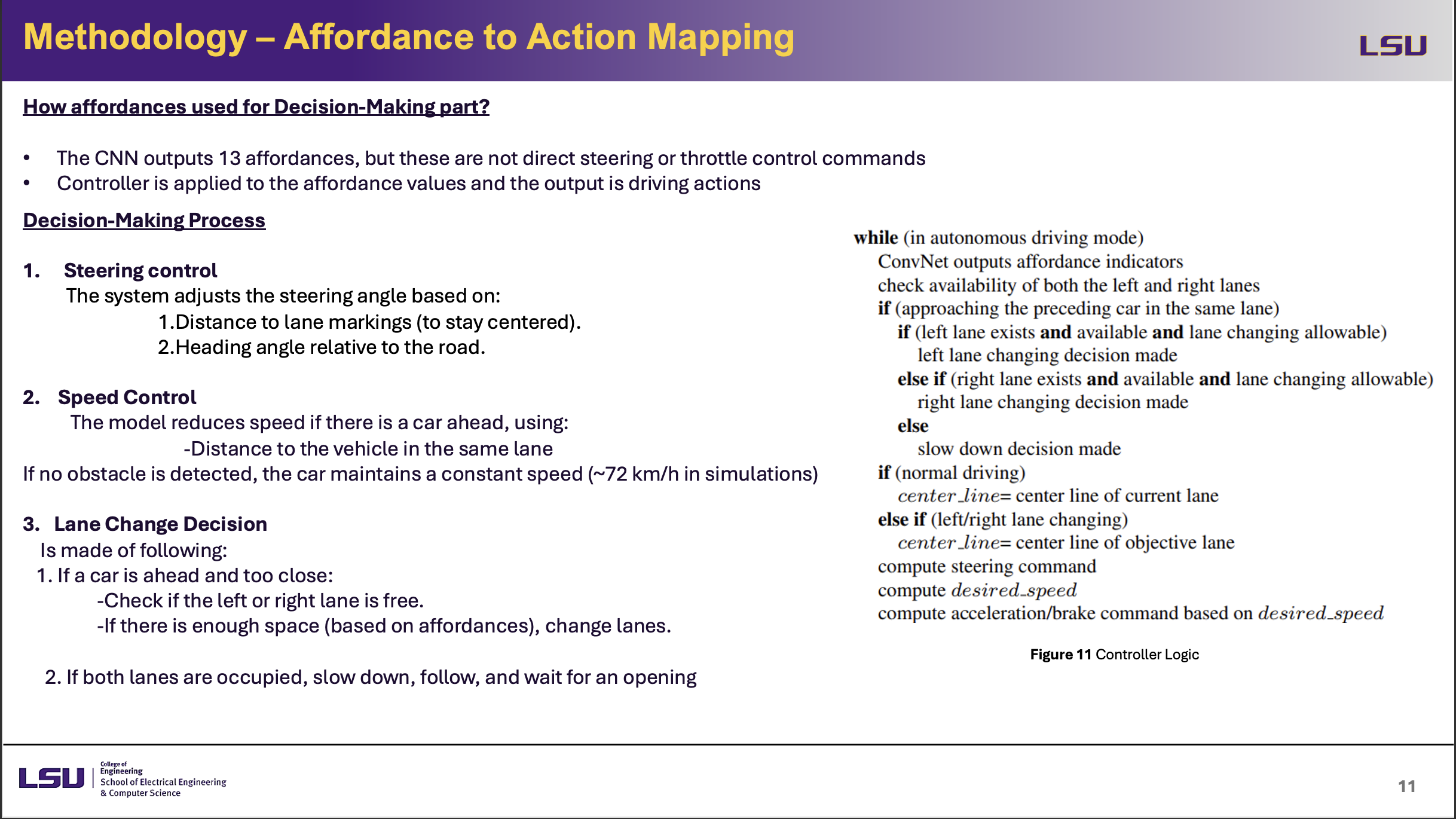 Affordance to Action Mapping