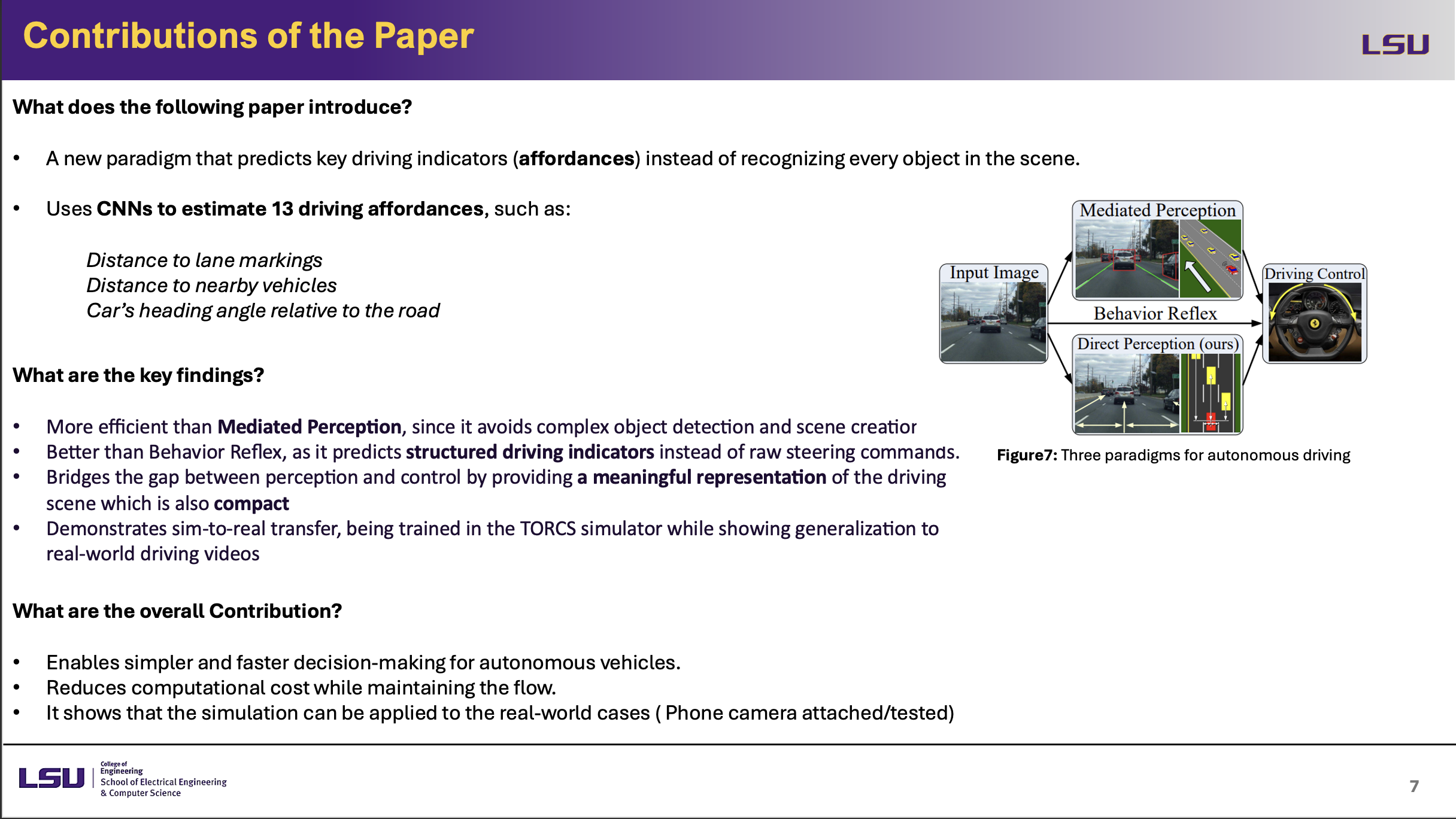 Contributions of the Paper