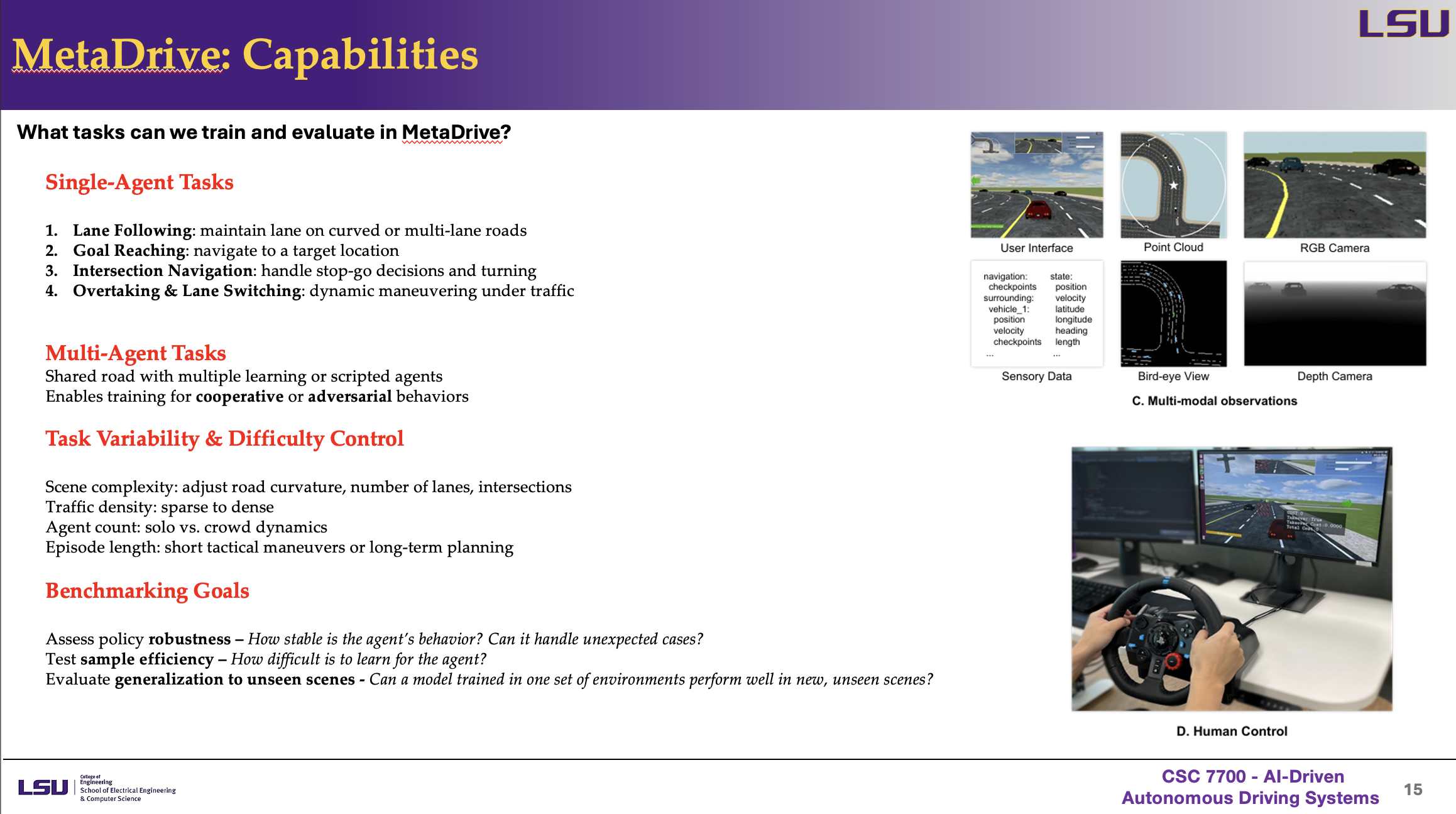 MetaDrive – Capabilities