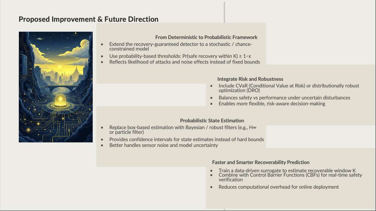 Slide 18 — Proposed improvements